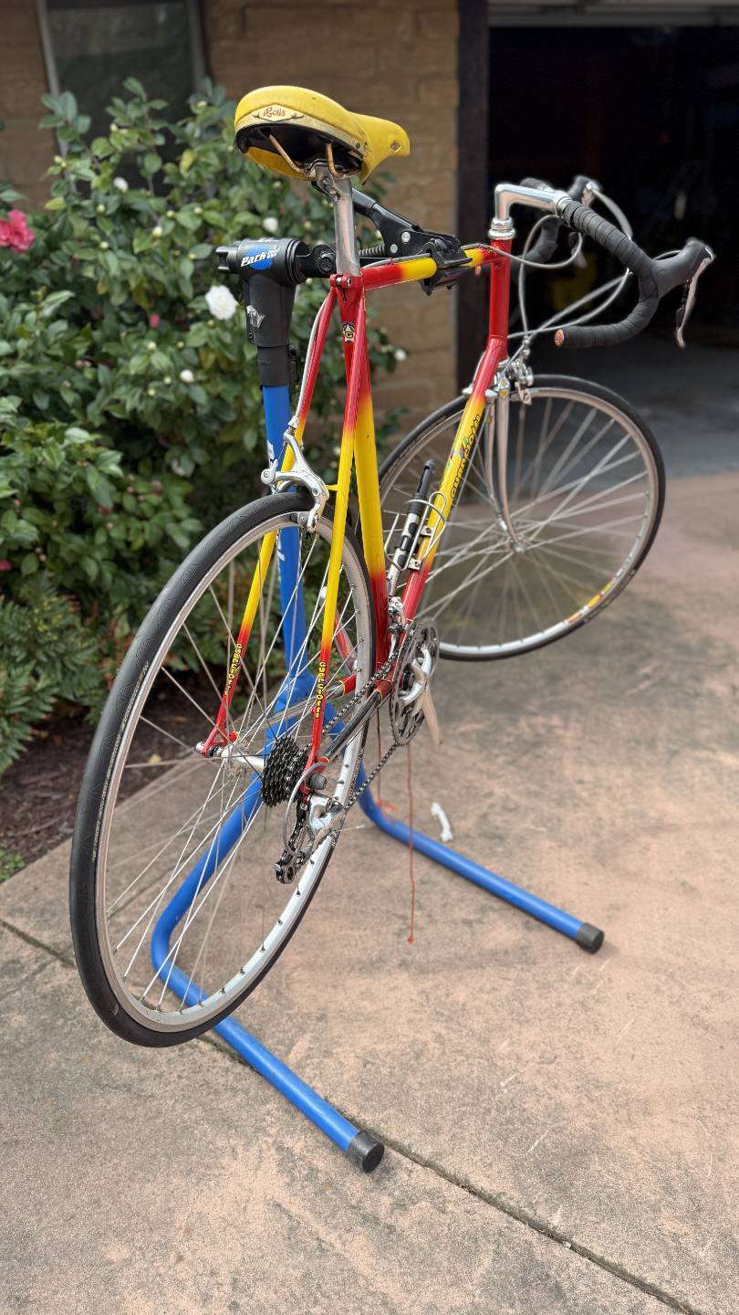 Vélo Vintage Flandria - Équipement Campagnolo, Mavic, Cinelli - Roues 700 - 12 Vitesses - Pour Homme - Occasion
