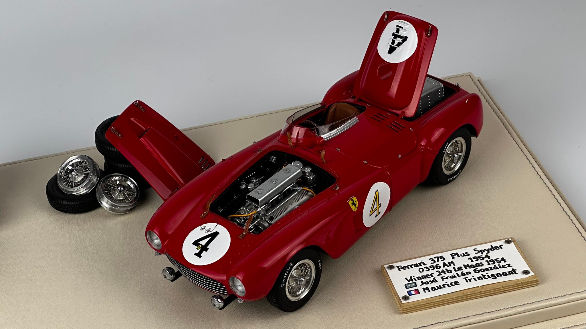 1954 - Ferrari 375 Plus LeMans 1954 winner 5.0 litre V12 1:18 BBR 