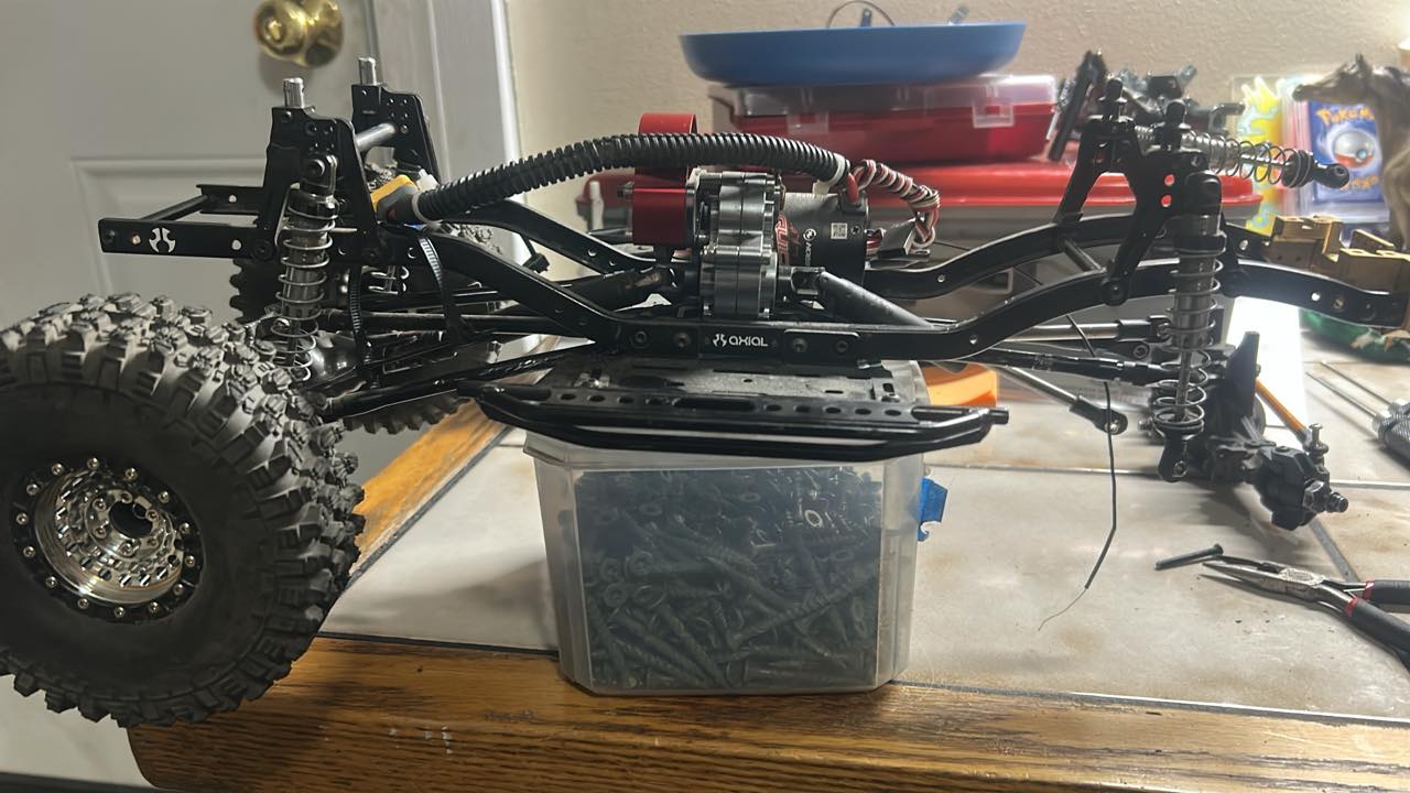 Correcting pinion angle on scx10 iii skid?