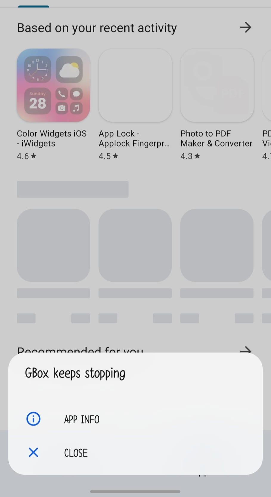 GBox | Apps I update via gbox playstore are not longer working | Facebook