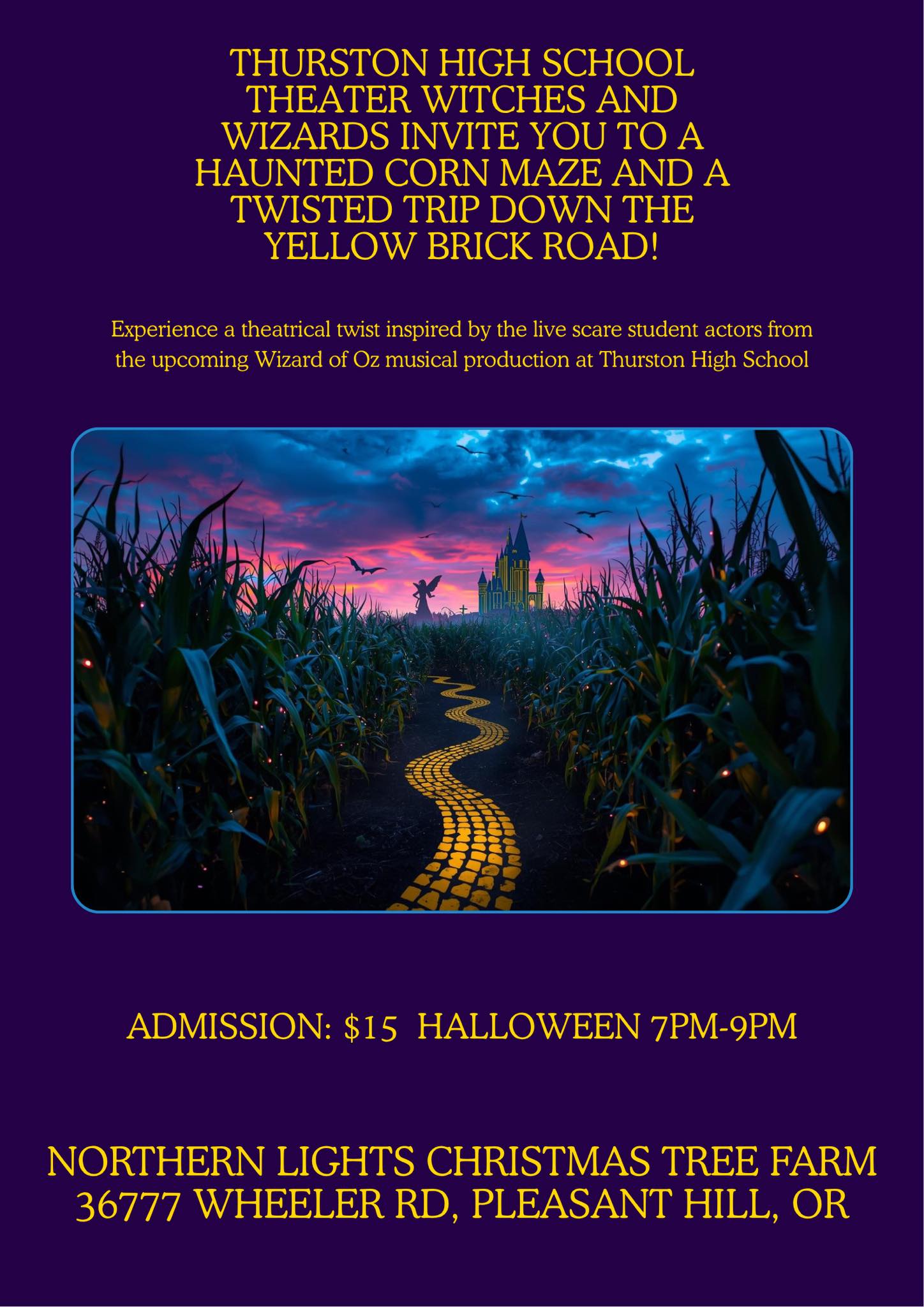 Haunted Corn Maze Eugene Oregon