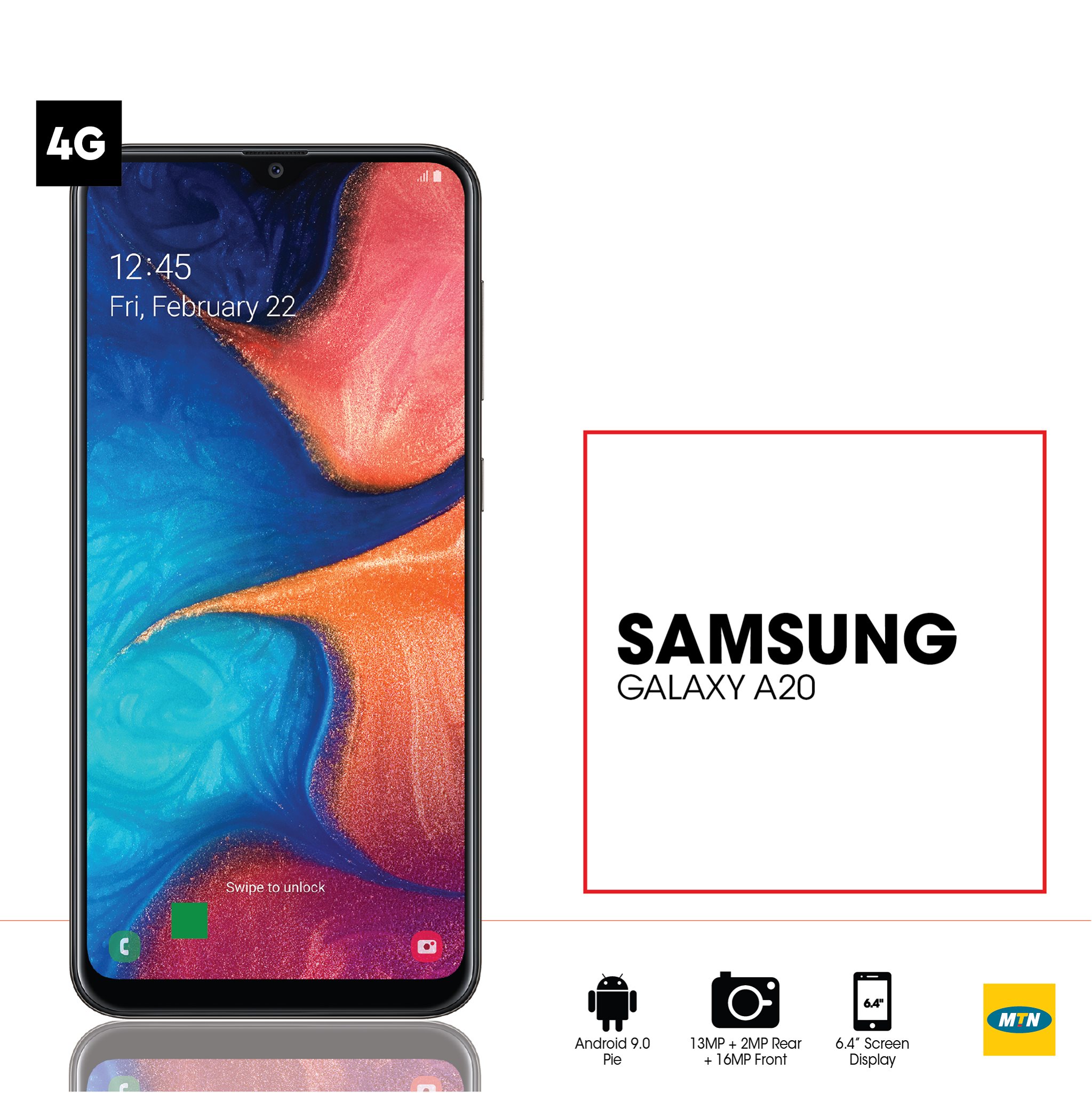 Edgars - Get the Samsung Galaxy A20 on MTN prepaid for R2999.90. Offer ...