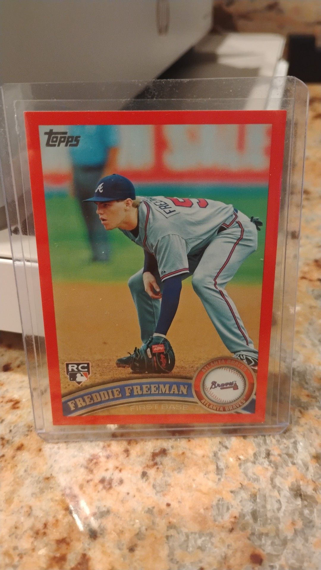 Freddie Freeman rookie card found in 2011 Topps hobby set