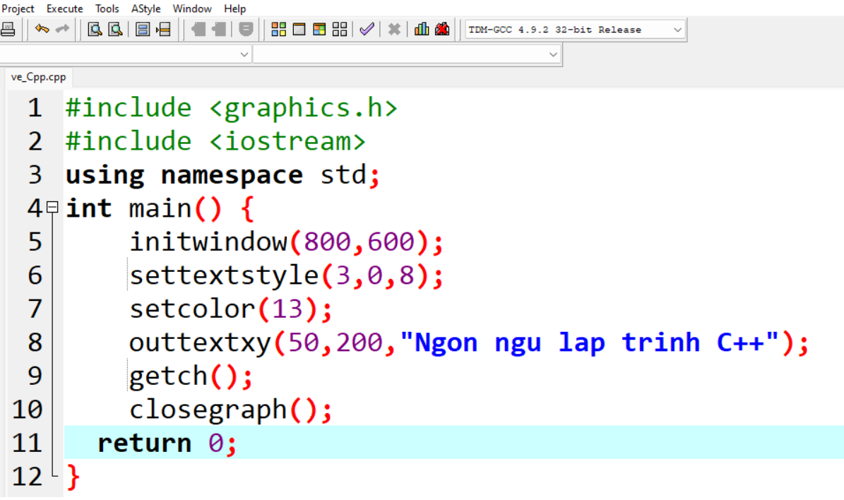 Ngôn ngữ lập trình C++ - Cô TrangNTT | Facebook