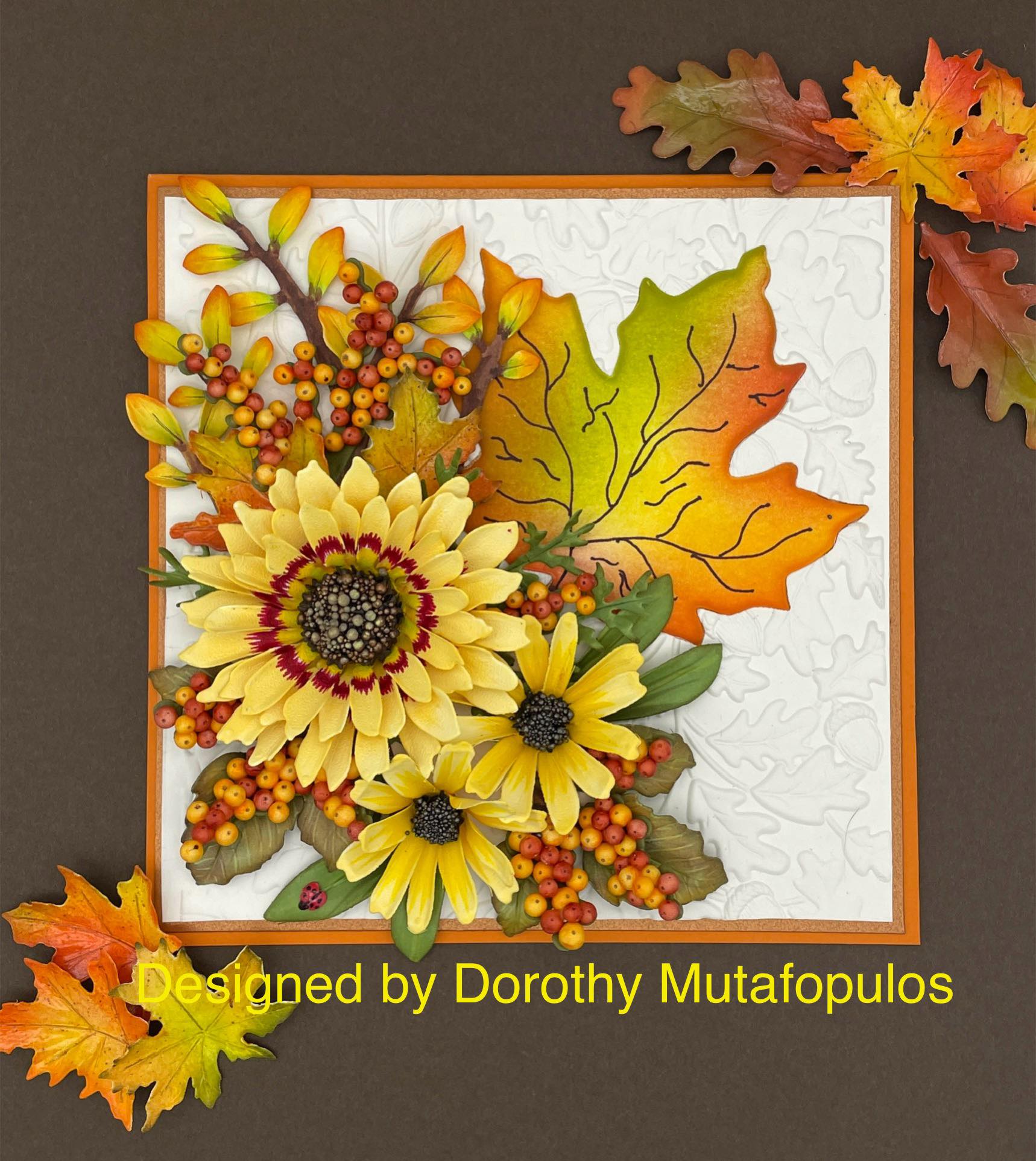 Spellbinders Painted Daisy And Ladybugs Etched Dies - Through The Meadow Collection