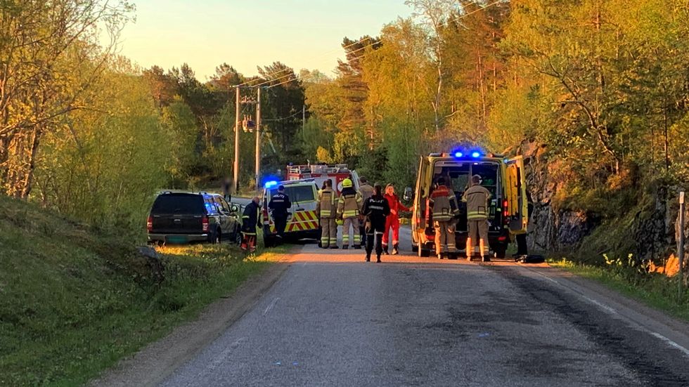 Min - Funnet bevisstløs og alvorlig skadet etter utforkjøring En ...