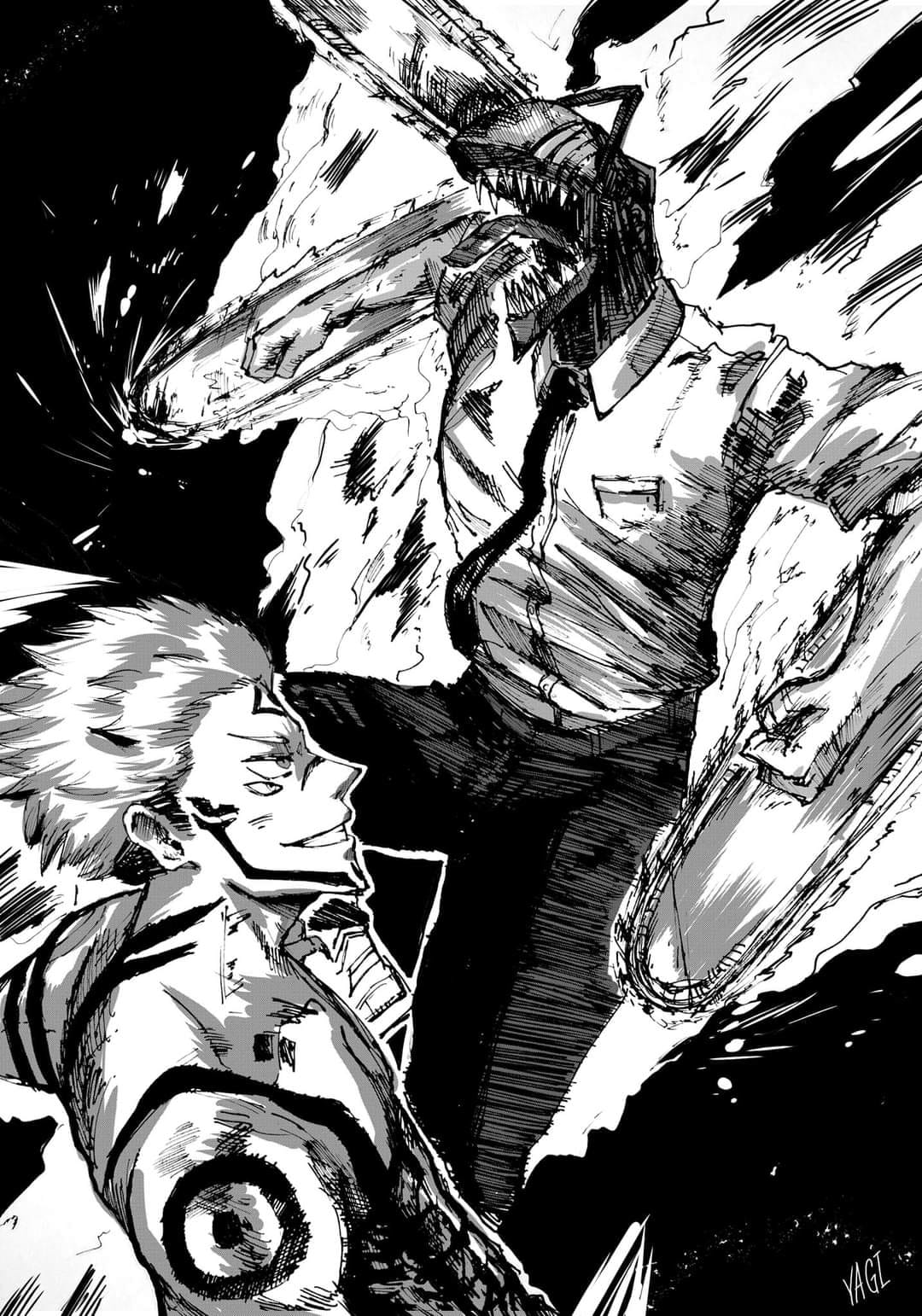 Manga: Chainsaw Man X Jujutsu Kaisen... - Vintage & Aesthetic | Facebook