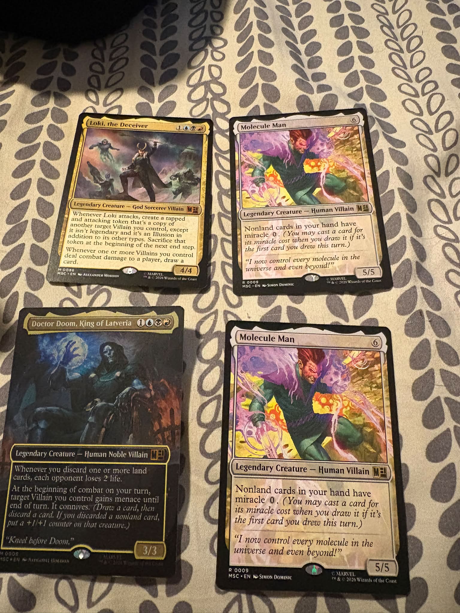 mtg d&d rare cards Rare-B-Gone [Unhinged] Flying At the beginning of your end step Received two Doctor Doom Magic: