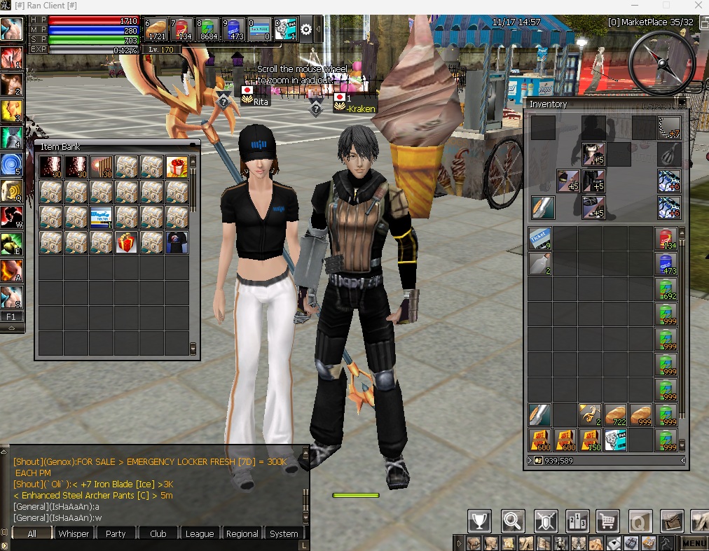 Ran Online Reunited Strife(SELLING/BUYING ONLY) | S>>BRAWLER INT TYPE ...