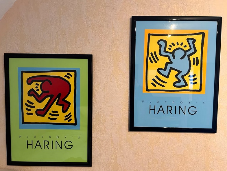 This set of Playboy's Haring posters was a thrift Store find that