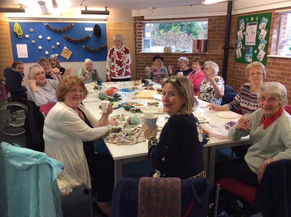 Our lovely Friday Craft group had their Christmas Party to celebrate ...