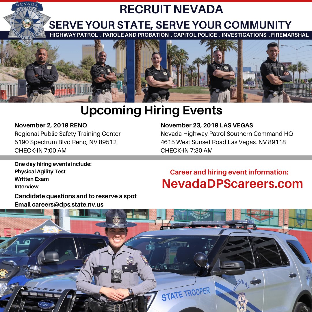 Nevada State Police - The Nevada Department of Public Safety is excited ...