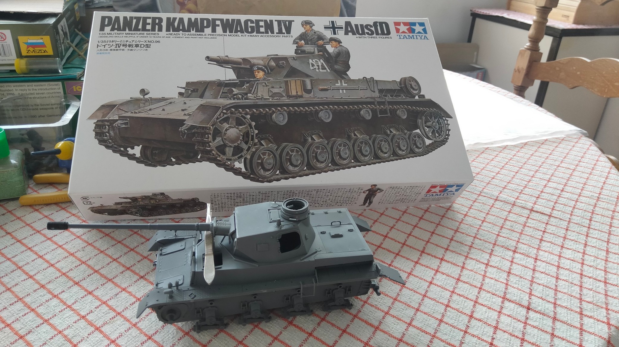 Panzerkampfwagen IV Ausf D 1:35 scale model tank