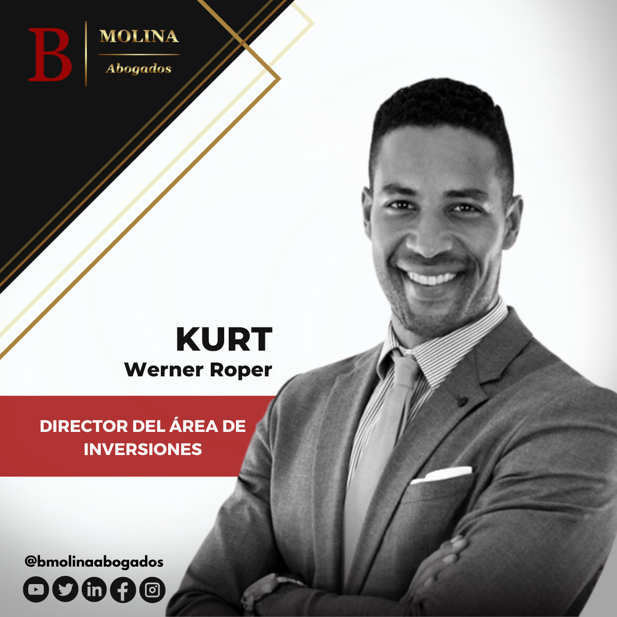 Le presentamos a Kurt Werner Roper, es... - B Molina Abogados