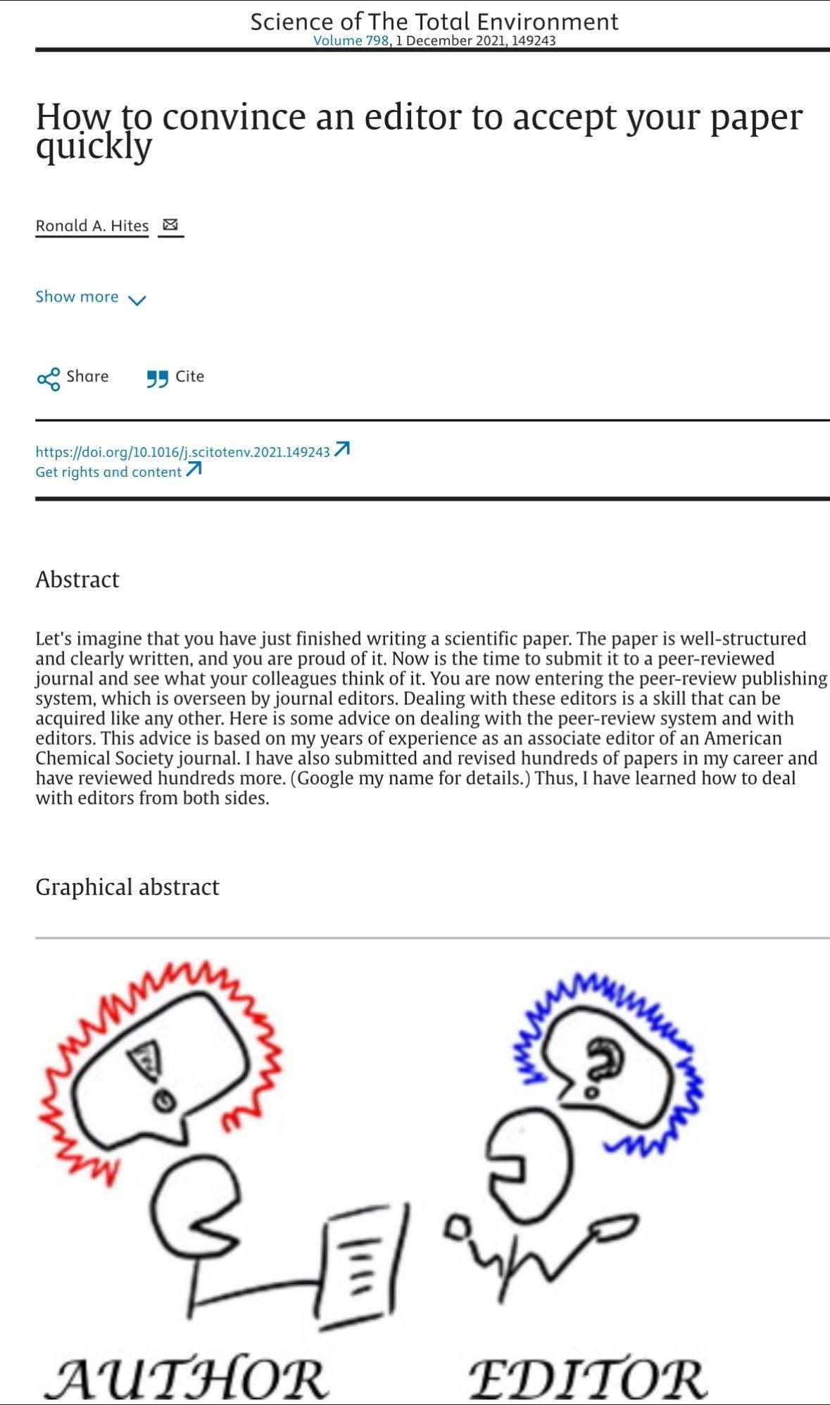RESEARCH SCHOLAR ALERTS | How to convince an editor to accept your ...