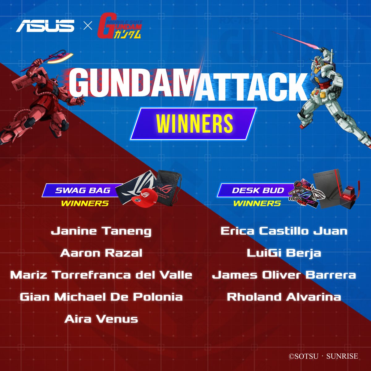 Congratulations to the winners... - ASUS Republic of Gamers | Facebook