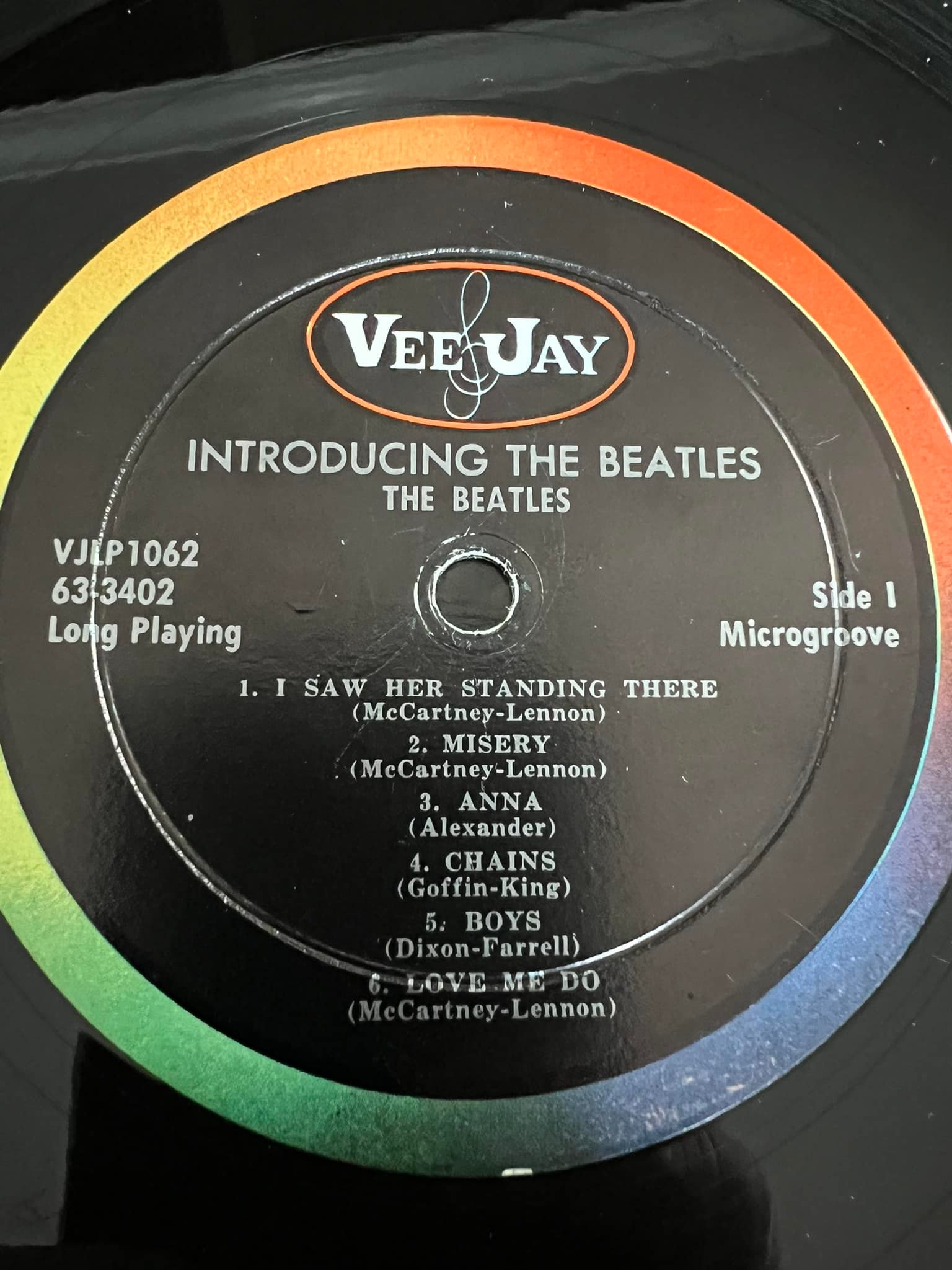 Introducing The Beatles” Version One Vee Jay Records January 1964 😀🎶