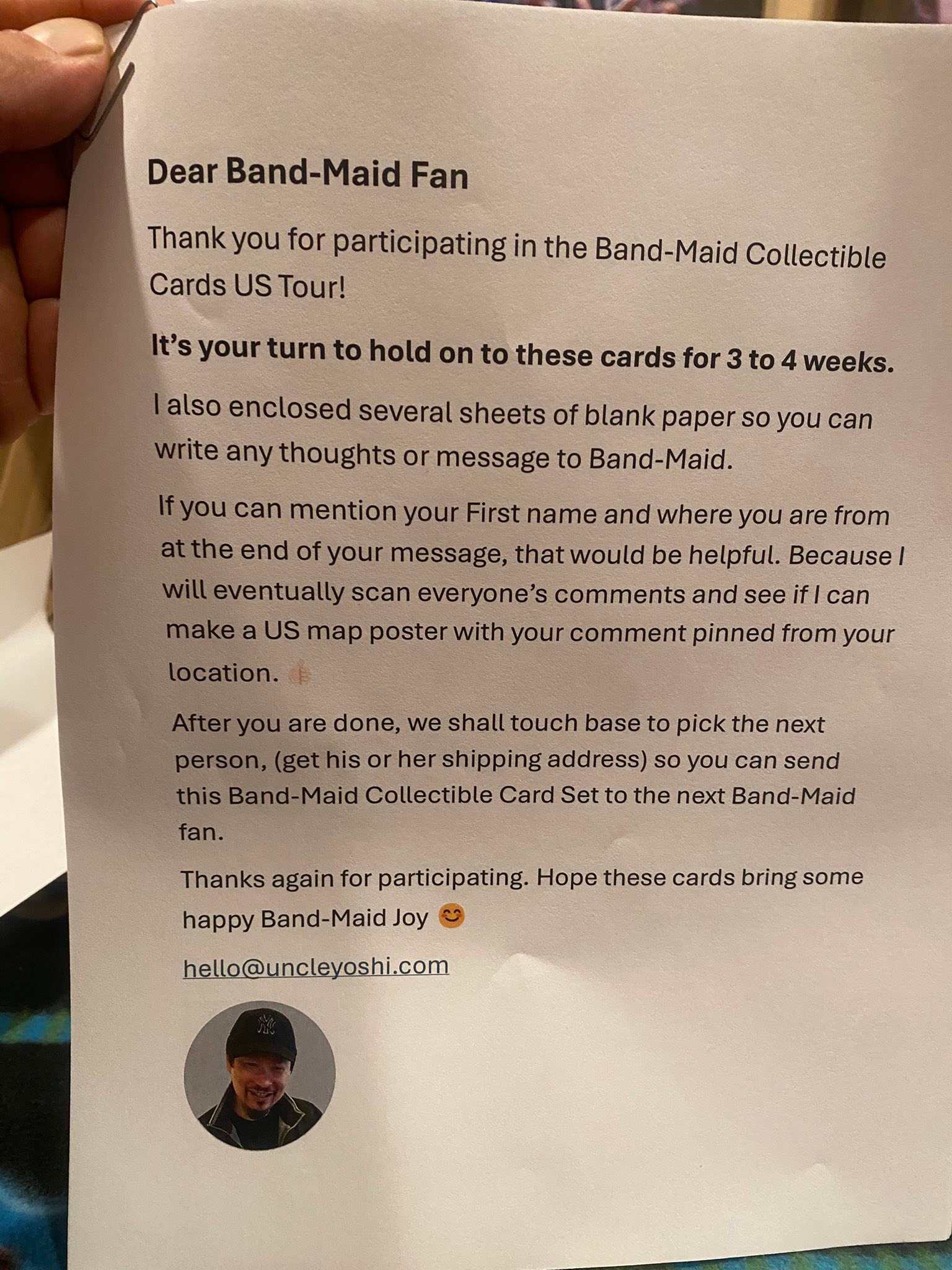 Collecting band-maid trading cards