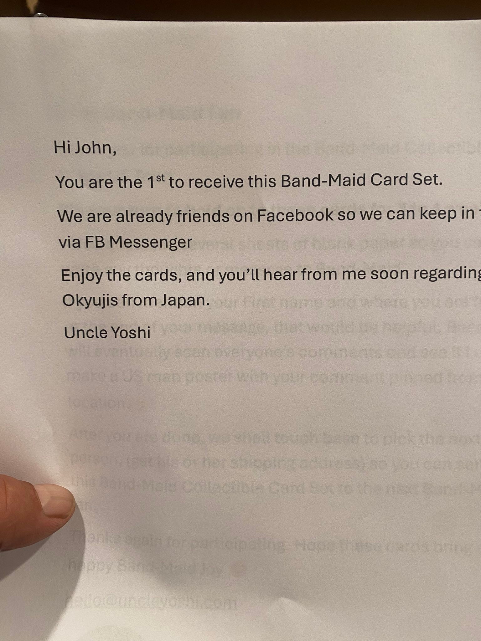Collecting band-maid trading cards