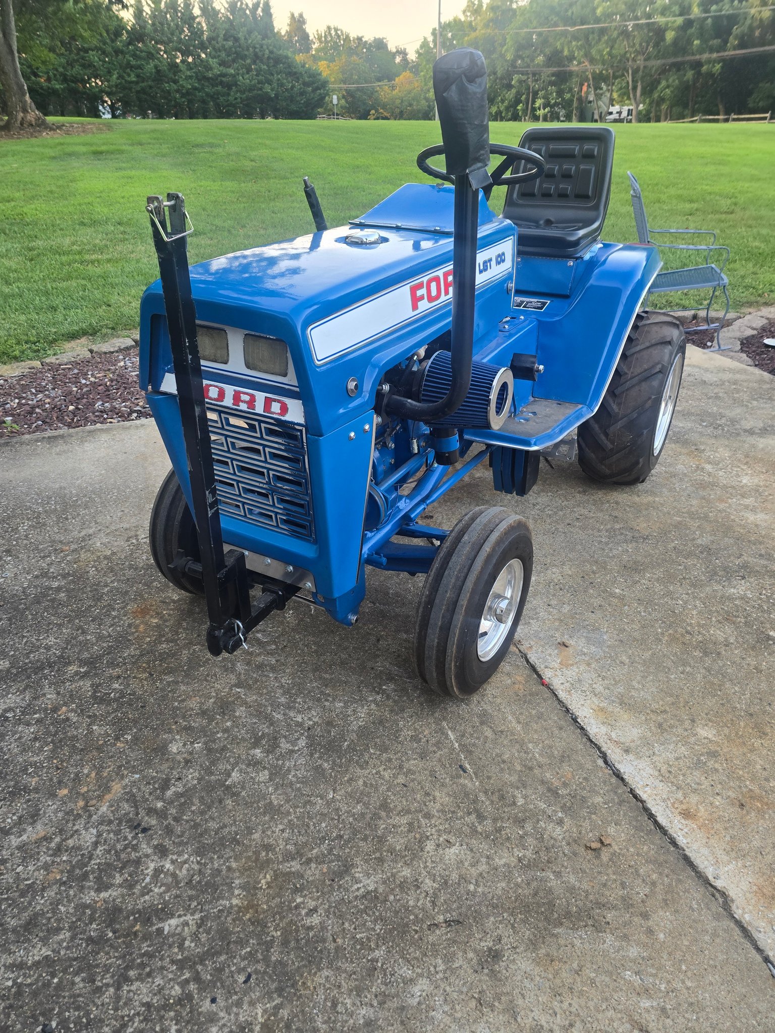 Restored Ford LGT 100 tractor for sale