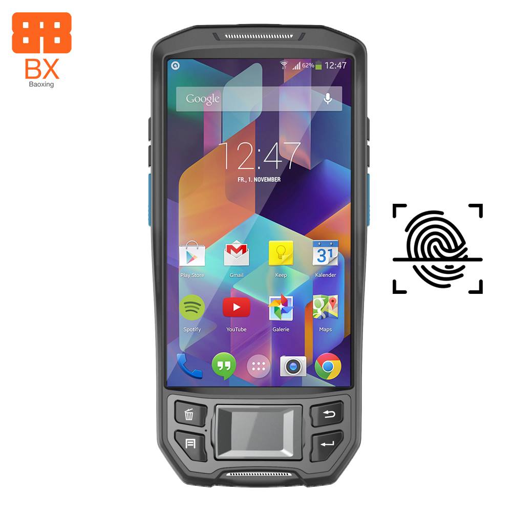 Baoxing - BX-U9100 FingerPrint Scanner PDA Android 7.0 1D 2D Barcode ...