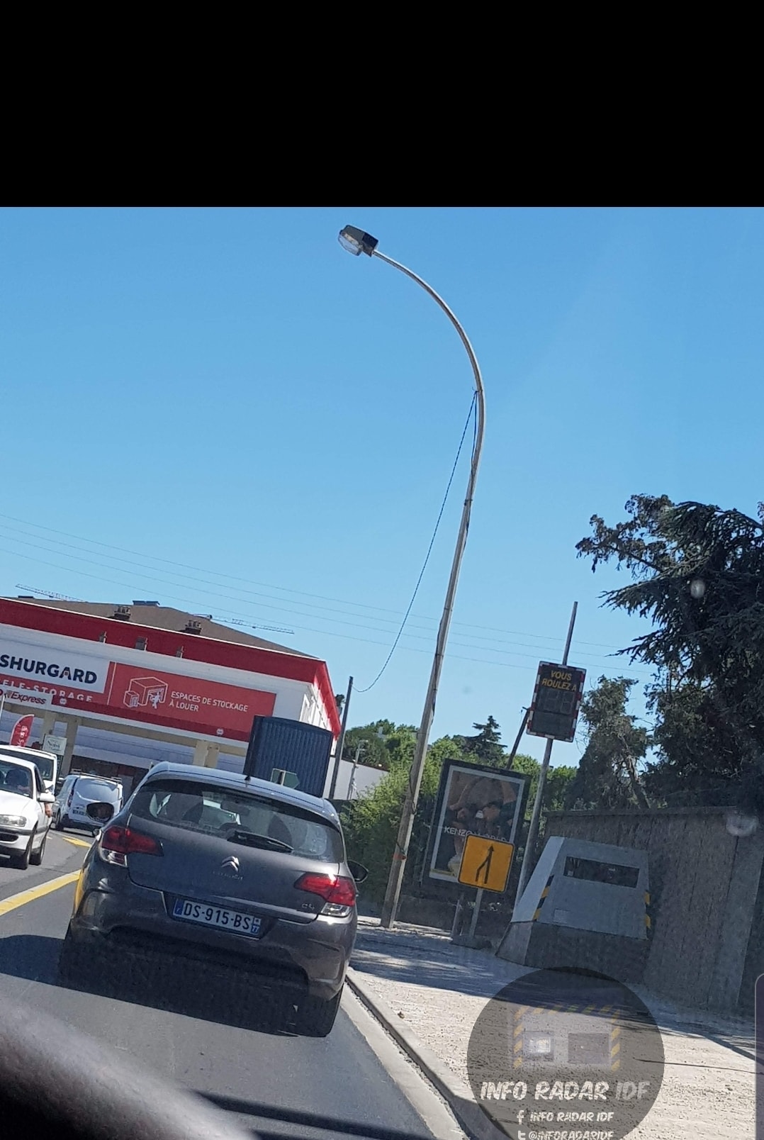 Radar A3 Noisy Le Sec 50 Km/h