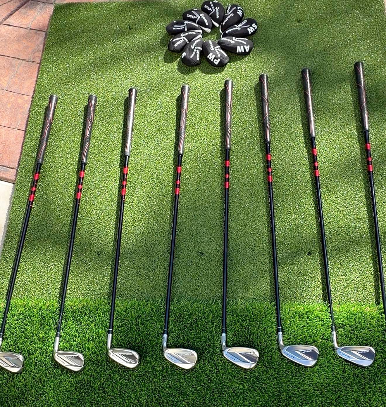 New and used Titleist-718-ap3-iron-set-5-pw-48-amt-black-s300 