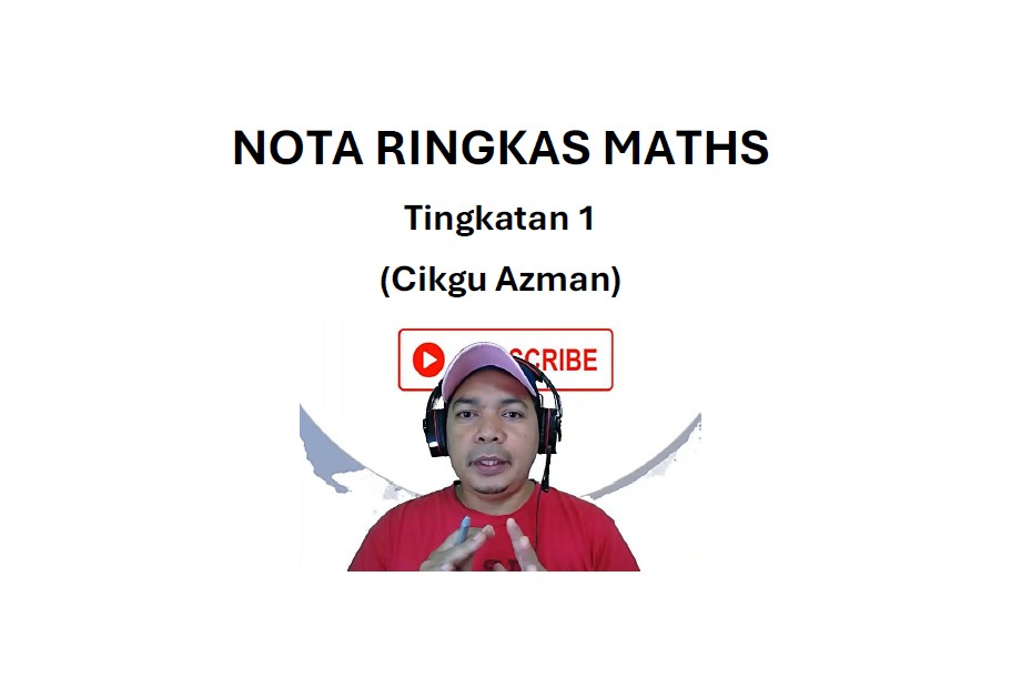 Cikgu Share Collection | NOTA RINGKAS MATEMATIK TINGKATAN 1 👇👇👇 | Facebook