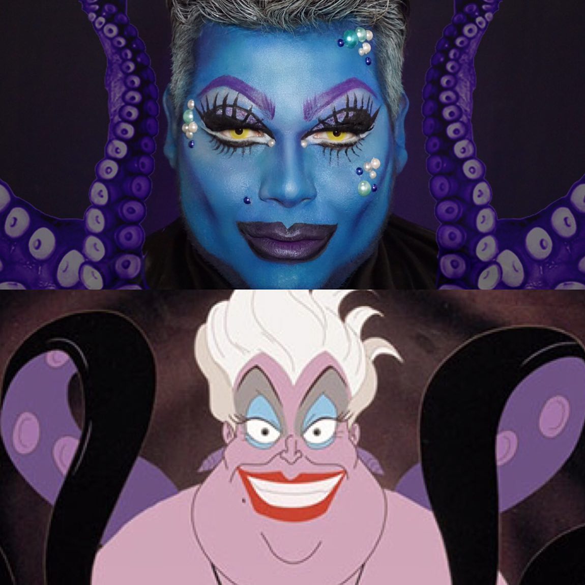 Romeo - Maquillaje Drag inspirado en Ursula de #lasirenita #disney # ...
