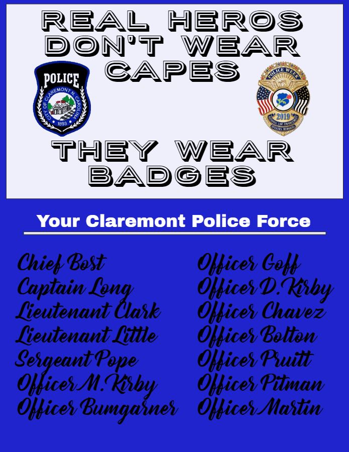 Today, the Claremont Police Department is proud to unveil our new