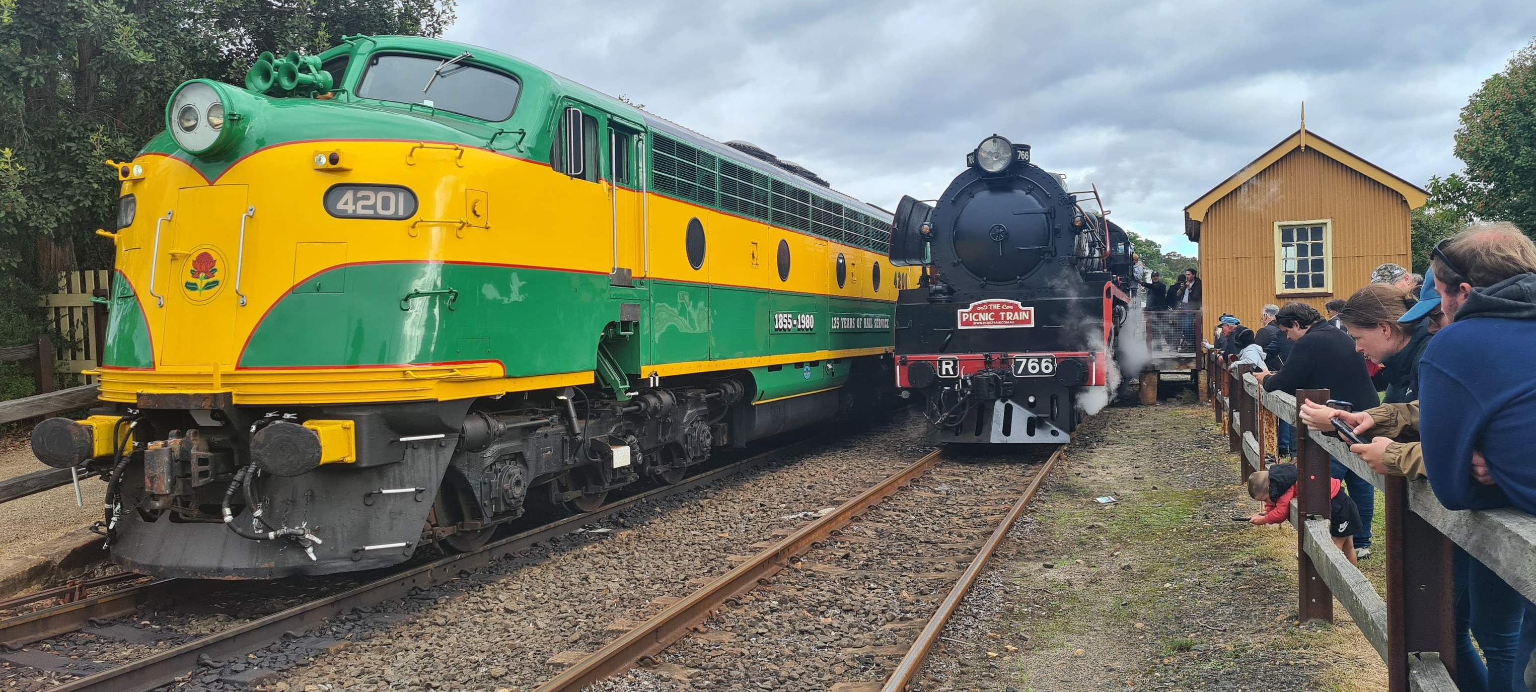 NSW Railways - Past and Present | 4201-R766 At Thirlmere Station During ...