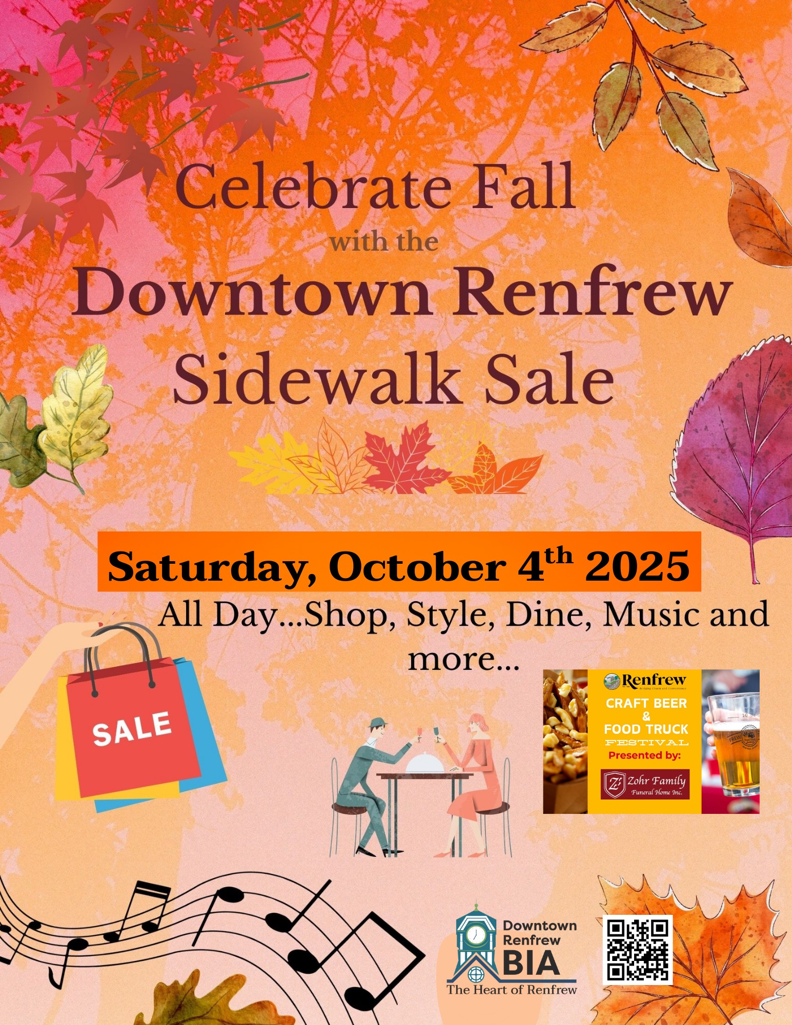 Celebrate Fall - Downtown Renfrew Sidewalk Sale