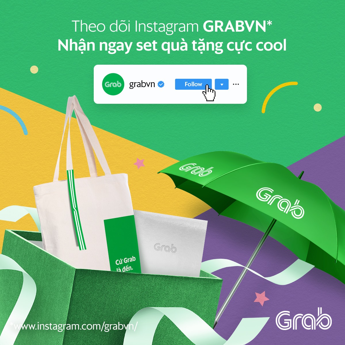 Grab - #FOLLOW ĐỂ NHẬN QUÀ NGAY 🎁 Vừa được xem ảnh đẹp,... | Facebook