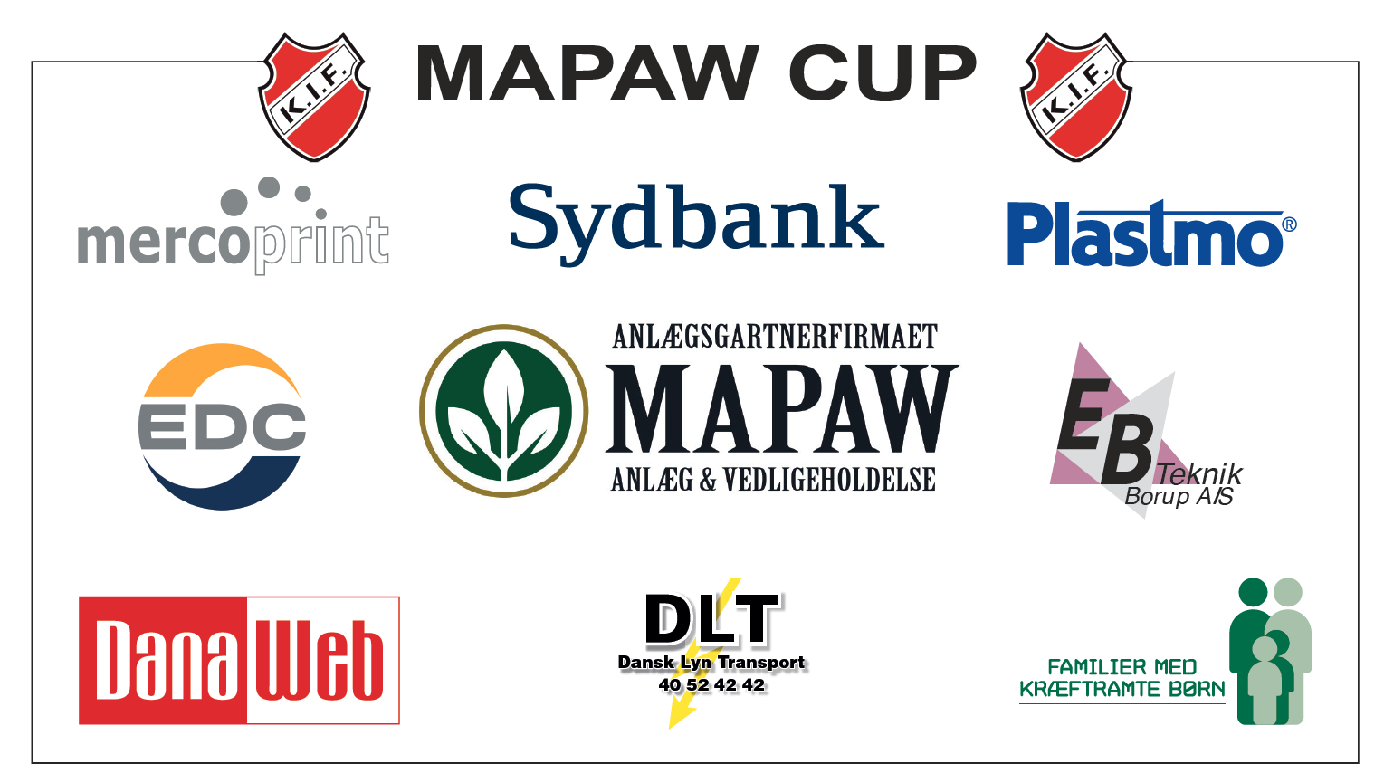 Kværkeby IF - KIF præsenterer vore sponsorer til Mapaw Cup...