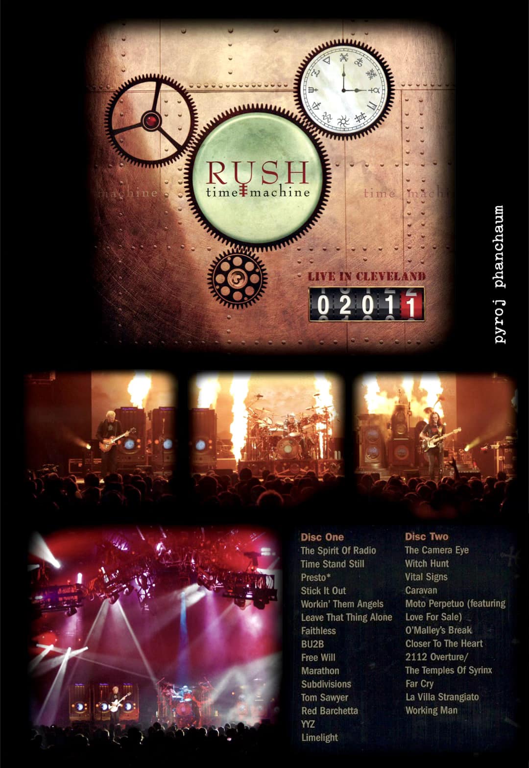 Rush's Time Machine tour live in Cleveland CD