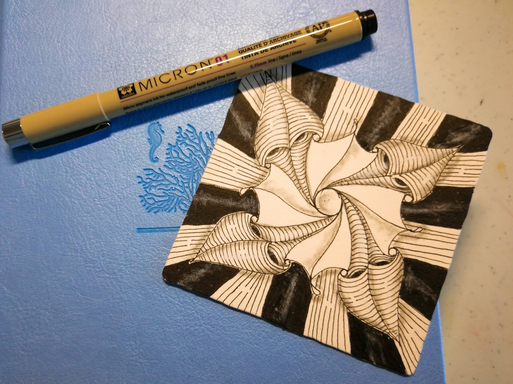New official tangle - Well... - HeArt Being - Zentangle Art | Facebook
