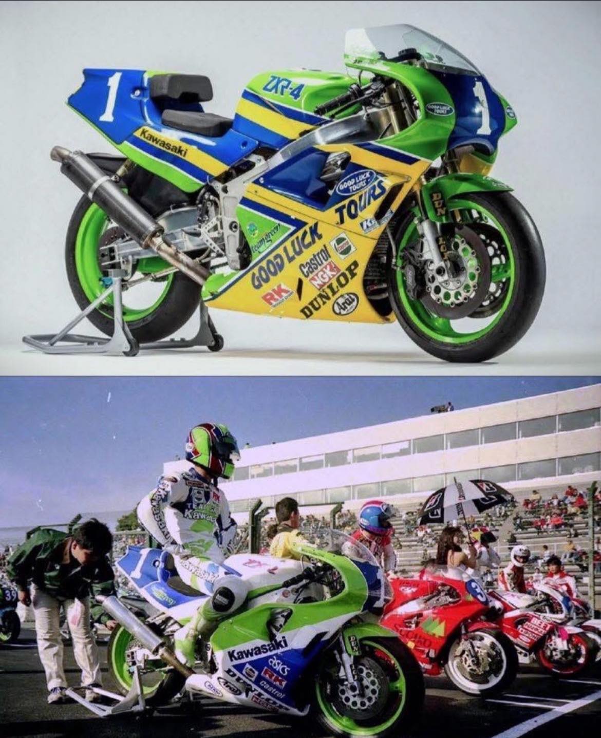 Kawasaki ZXR-4 TT-F3 class champion machine