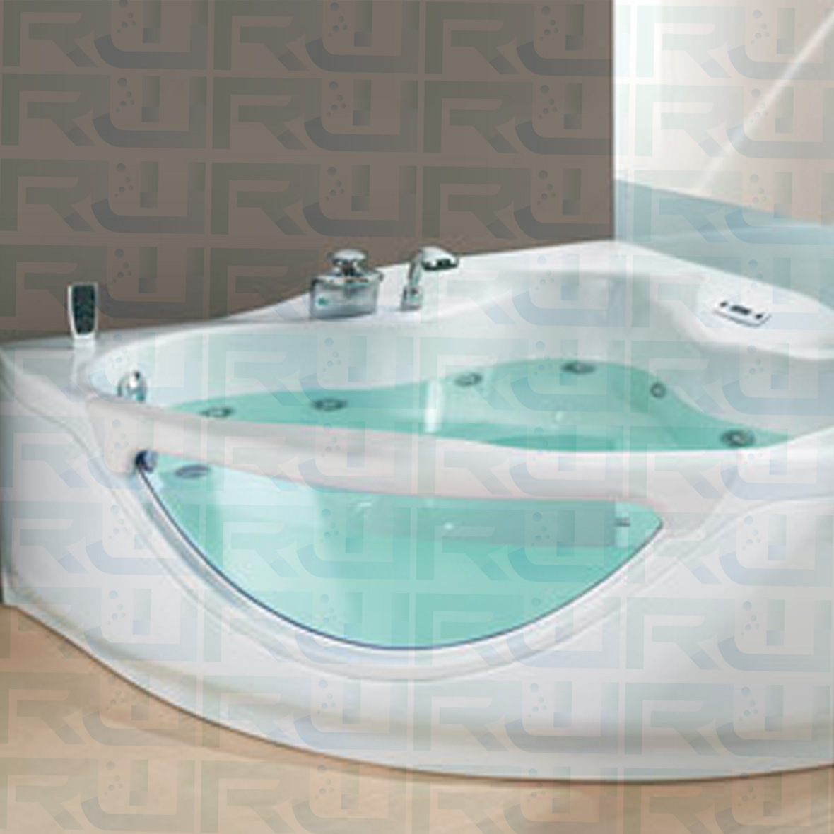 Flessibile Doccetta Estraibile Teuco R370 - Lunghezza 180 Cm, Attacchi 1/2" E 3/8", Per Vasca Senza Smontare