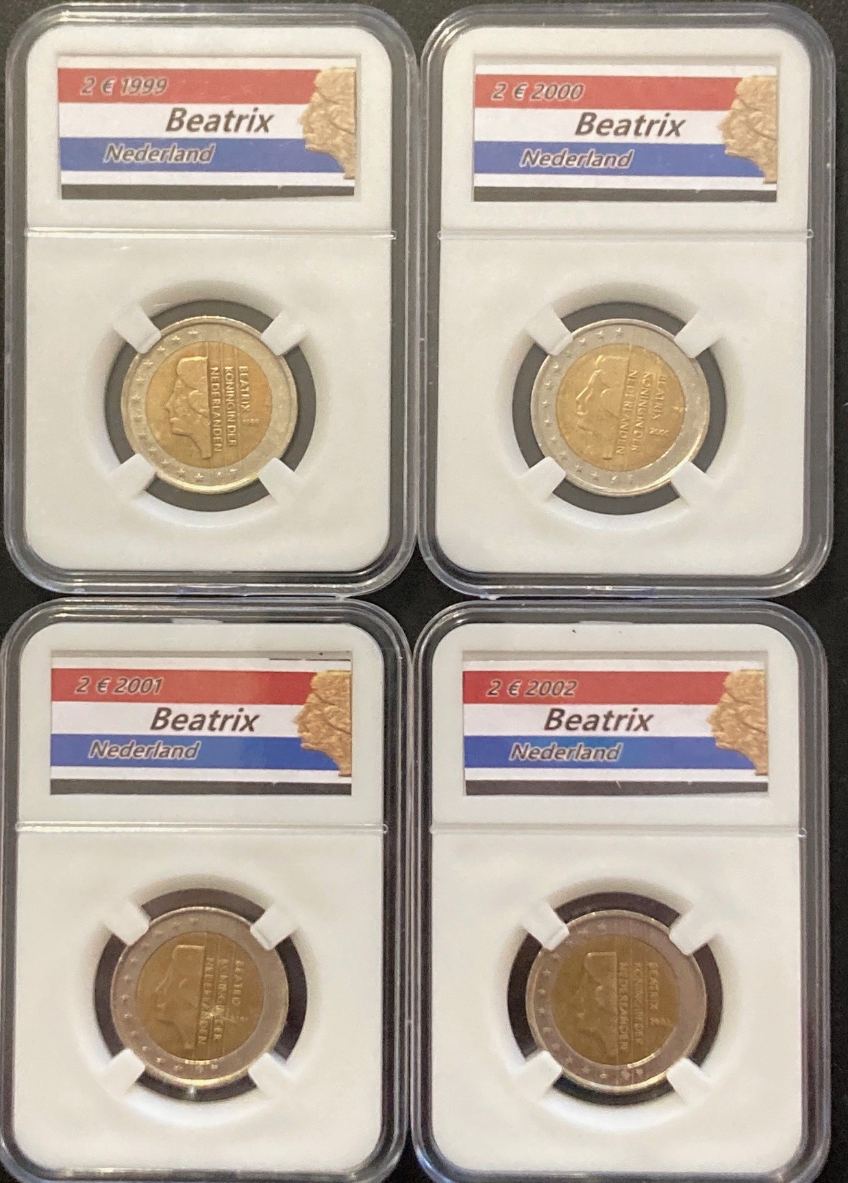 The first official issue euro coin 2002