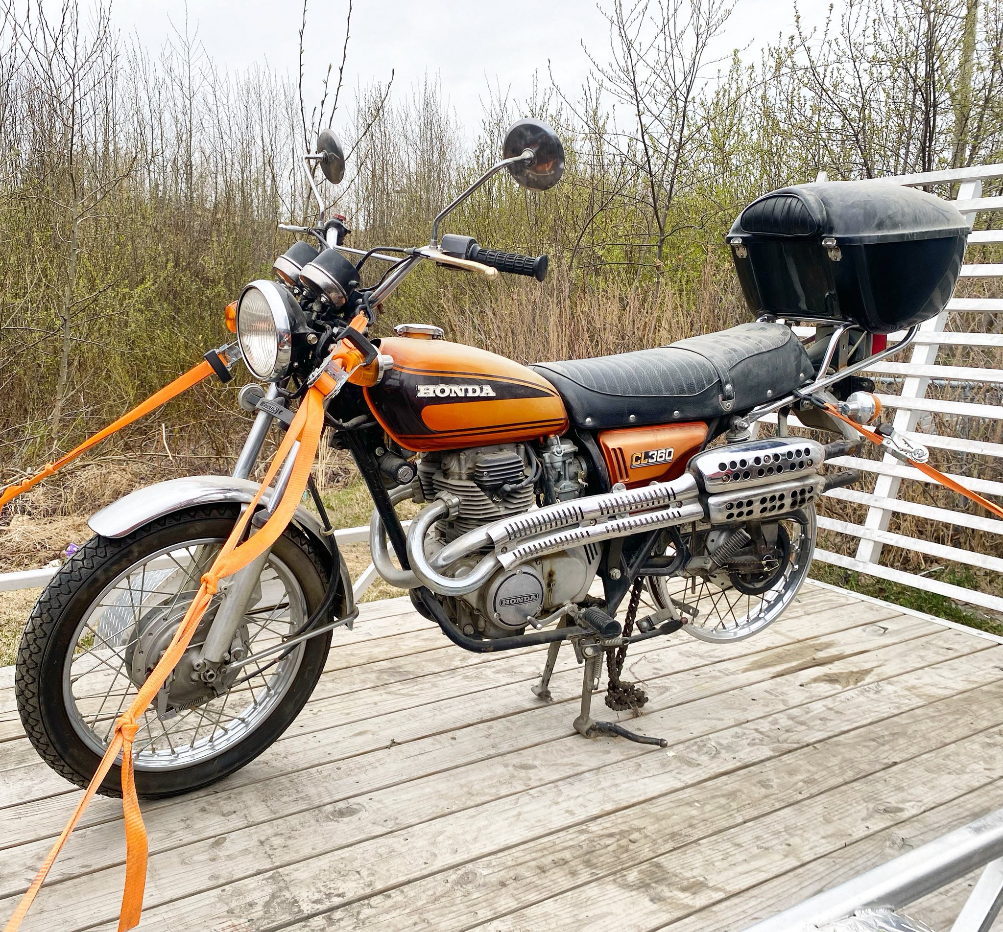 Fit HONDA CB250 CB350 EXHAUST & PIPE SET @ TR STYLE @ **sa3752