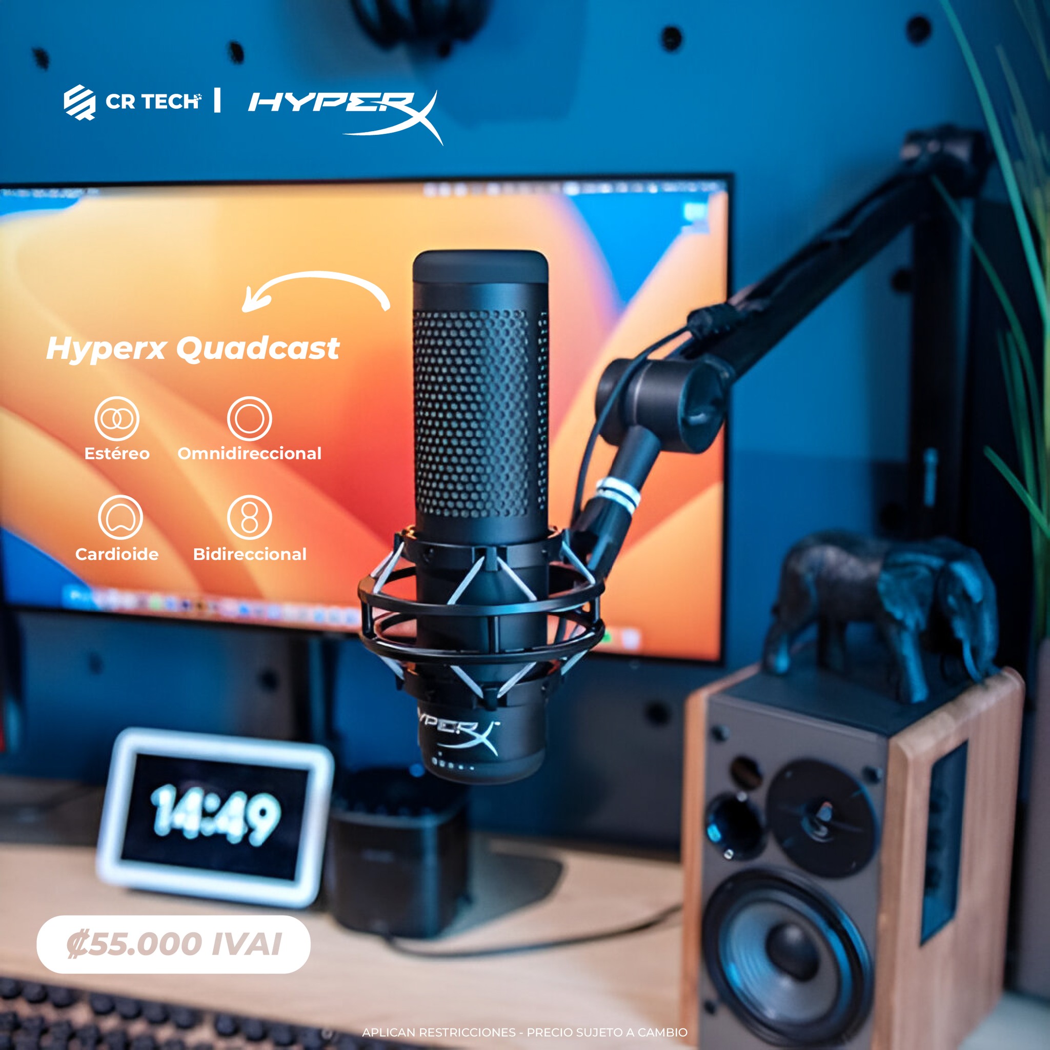 CR Tech - El Micrófono Hyper X es perfecto para #streamers... | Facebook