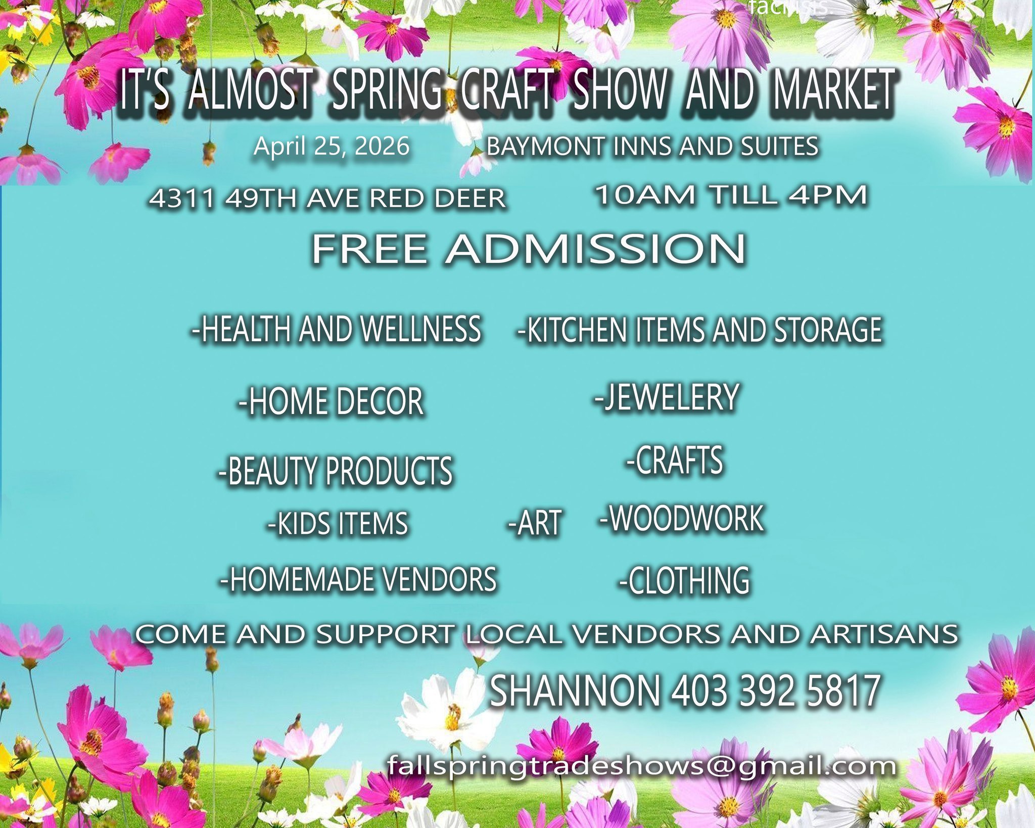 It's Almost Spring Craft Show and Market