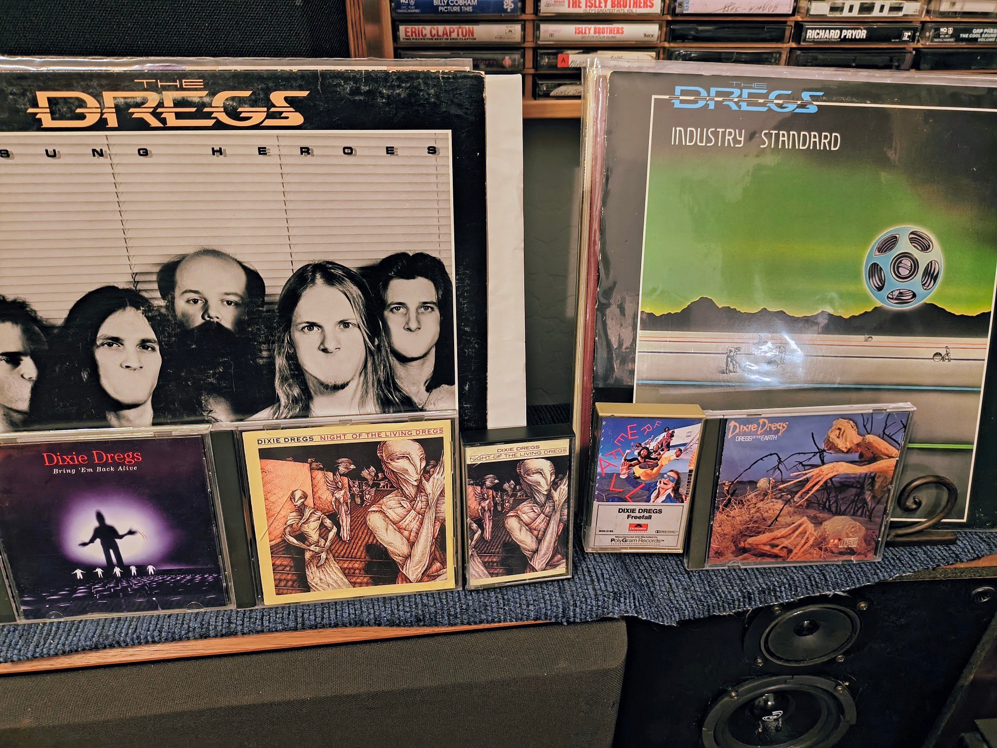 2 LPs ,3 CDs , 2 Cassette Best I can do