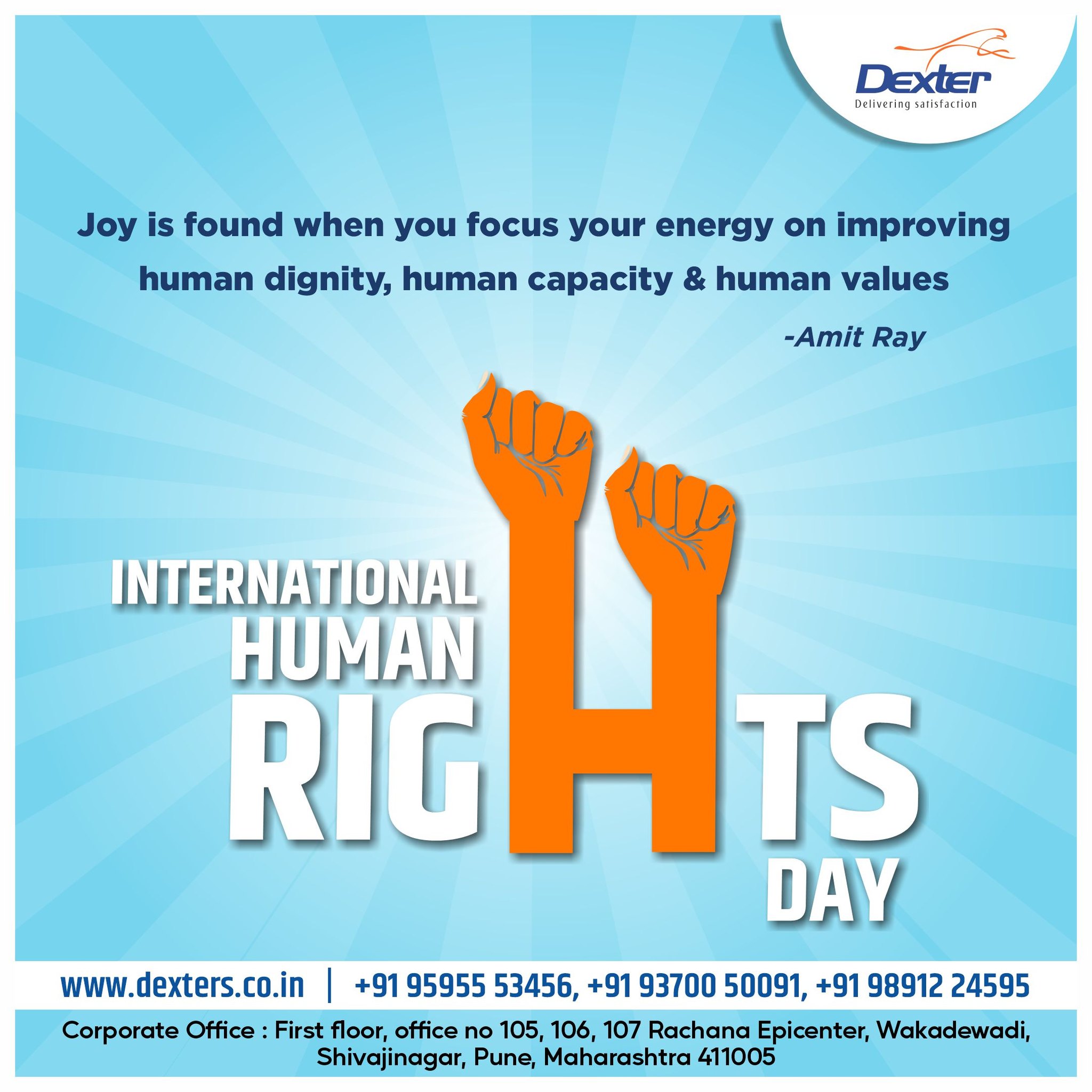 Dexters Logistics Pvt Ltd - Human beings are born free and have the ...