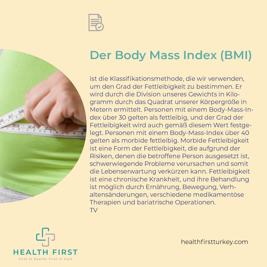 🇬🇧 BMI and Obesity Degree Body Mass... - Healtfirst Turkiye