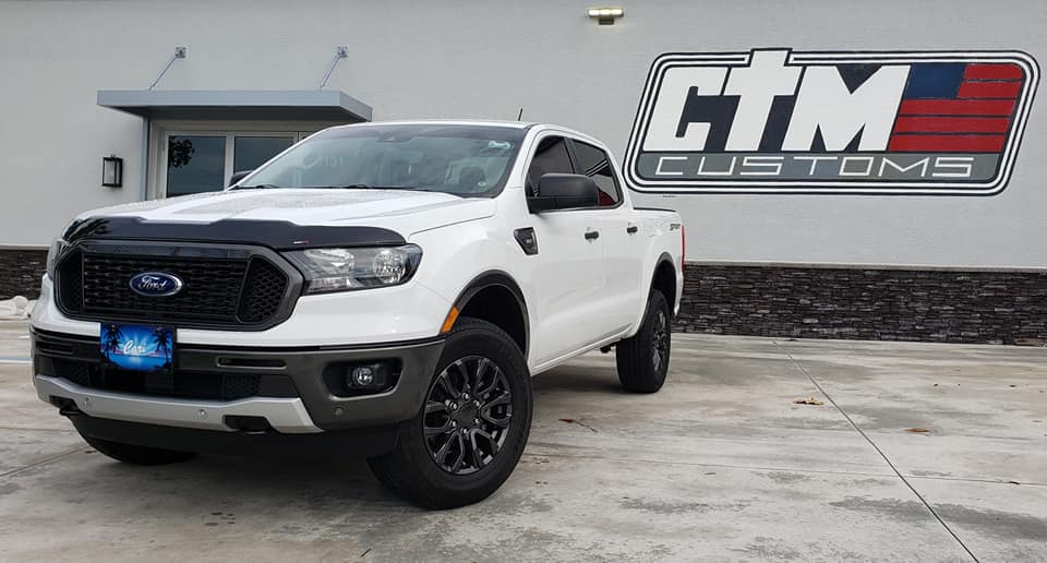 CTM Customs - New Ford Ranger, outfitted with WeatherTech...
