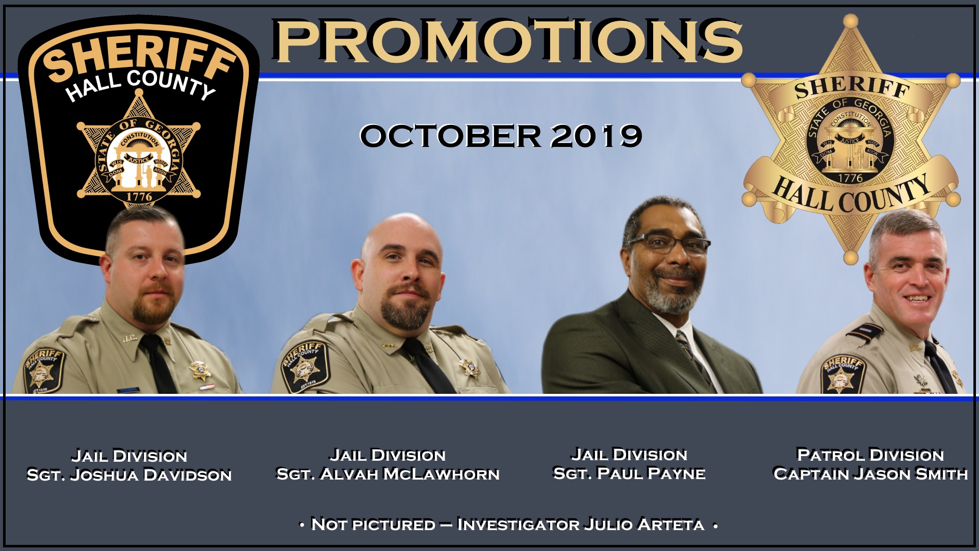 Another increase in rank... - Hall County Sheriff's Office | Facebook