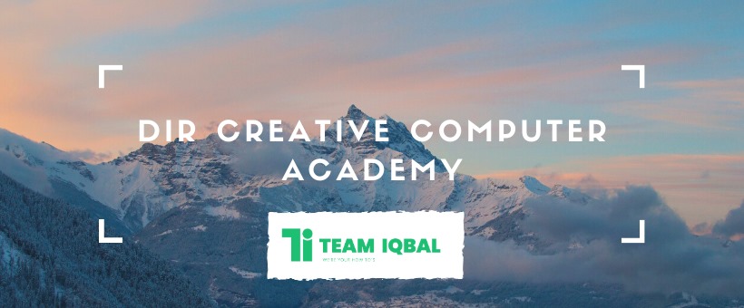 Dir Creative Computer Academy (Teamiqbal) | Facebook