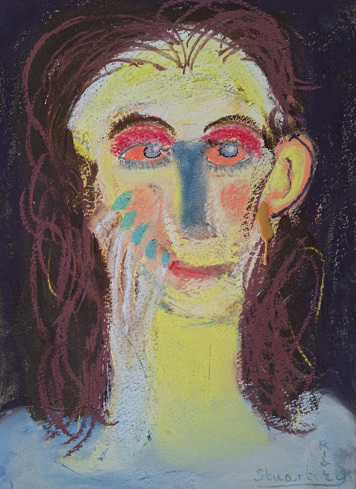 Stuart Ridley - Woman With Pale Blue Dress By Stuart... | Facebook