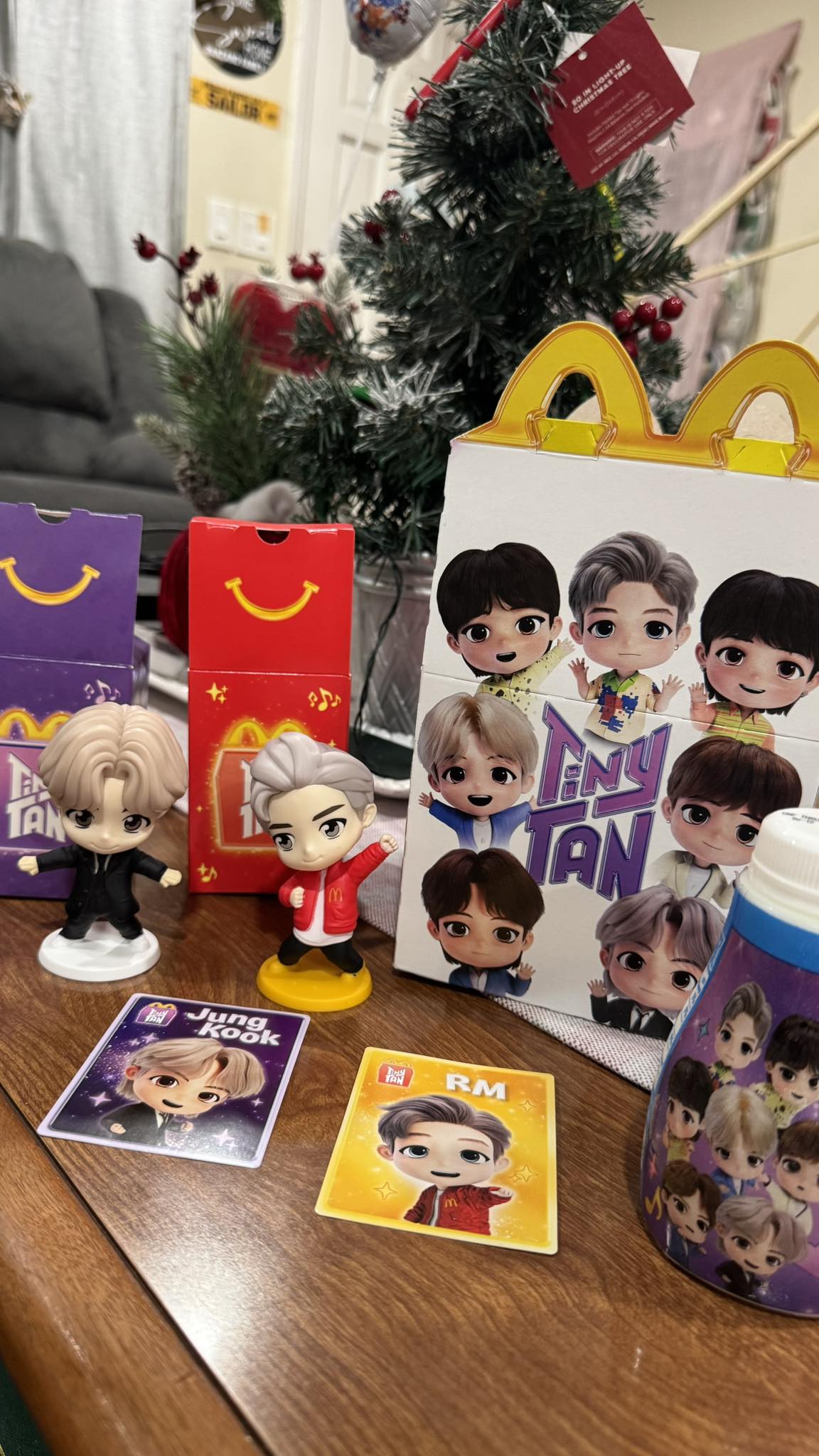 McDonald's TinyTan Toys release today (BTS throwback edition